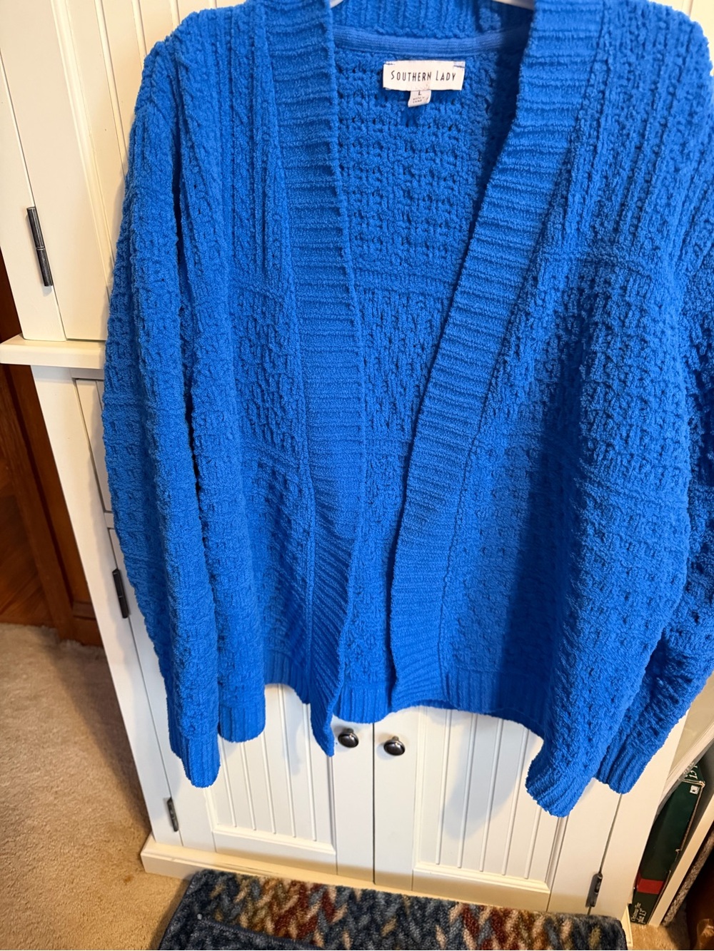 Southern Lady Royal Blue Knit Cardigan